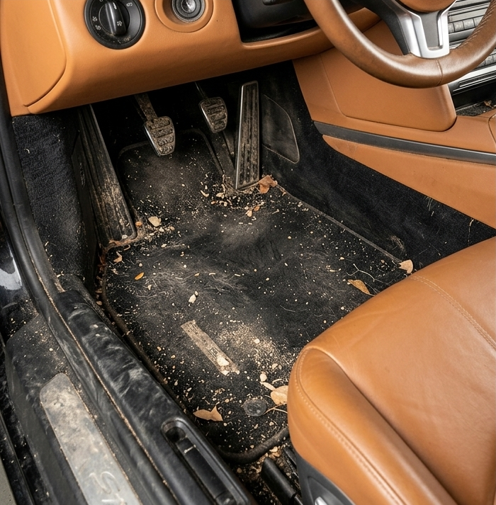 Interior deep clean before